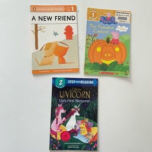Bundle of 3 Children's Storybook Young Readers, Level 1 & Level 2